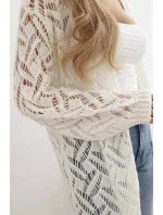 Dlhý sveter Super KID Mohér Sivá a biela Dlhý sveter Super KID Mohér Sivá a biela