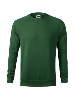 model 20633263 mikina pánská lahvově zelený melír - MALFINI, a.s.