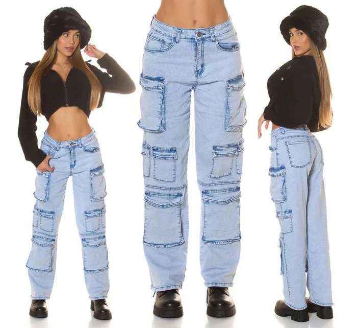 Sexi džínsy J209F svetlomodré - Koucla