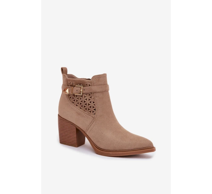 Topánky na podpätku model 224703 Step in style