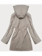 Svetlo béžová tenká bunda s kapucňou S'West (B8236-51)