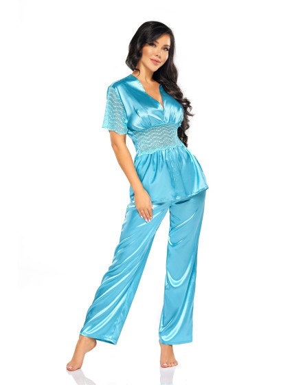 Dámske pyžamo Missy turquoise - BEAUTY NIGHT FASHION