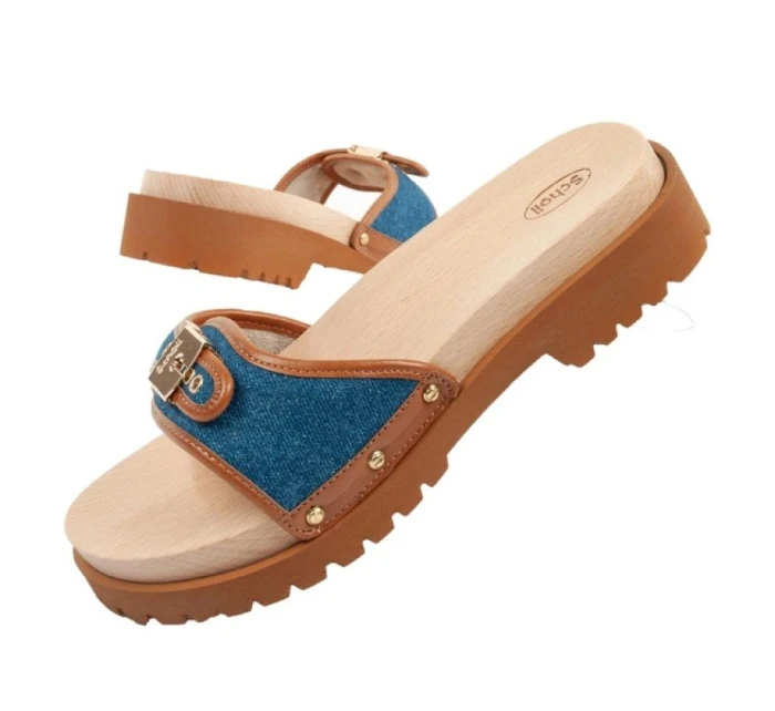 Scholl Pescura Iconic W F305492349 dámske dreváky žabky Scholl Pescura Iconic W F305492349 dámske dreváky žabky