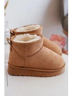 Dziecięce Śniegowce Botki Ocieplane Camel Nallita Dziecięce Śniegowce Botki Ocieplane Camel Nallita