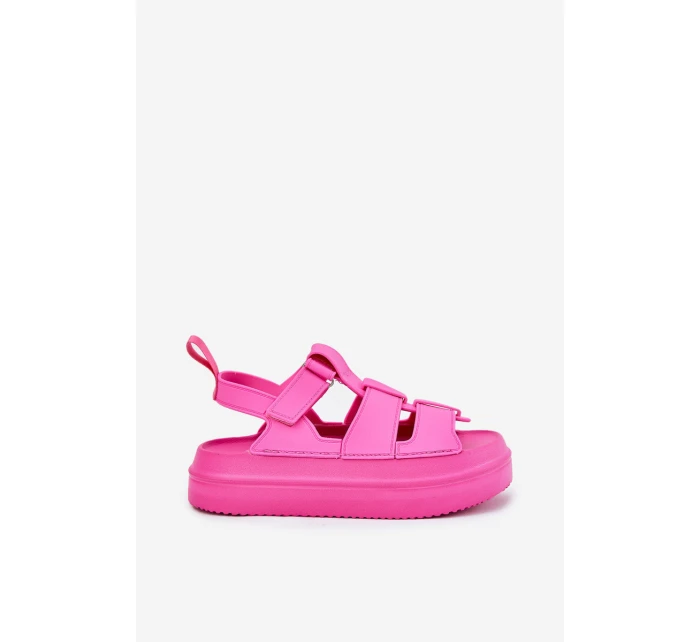 Dámské Sandály Na Platformě Fuchsie model 21696268 - Boto Dámské Sandály Na Platformě Fuchsie model 21696268 - Boto