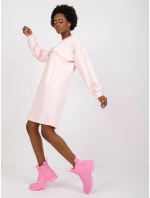 Dámske šaty Dress-EM-SK-717.33X-svetlo ružová