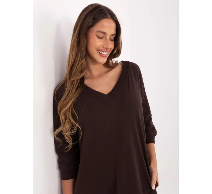 RV šaty SK 7203.35P tmavohnedé RV šaty SK 7203.35P tmavohnedé