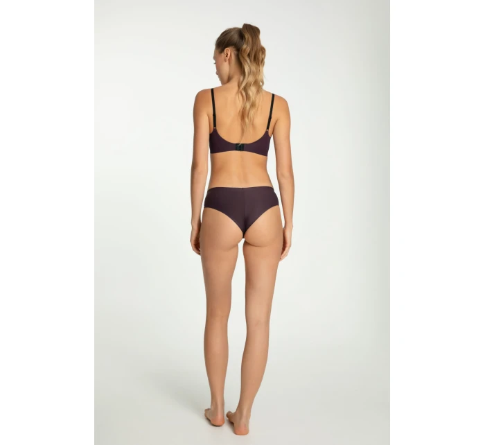 Nohavičky Dark Plum Simple Brasil - Julimex Nohavičky Dark Plum Simple Brasil - Julimex