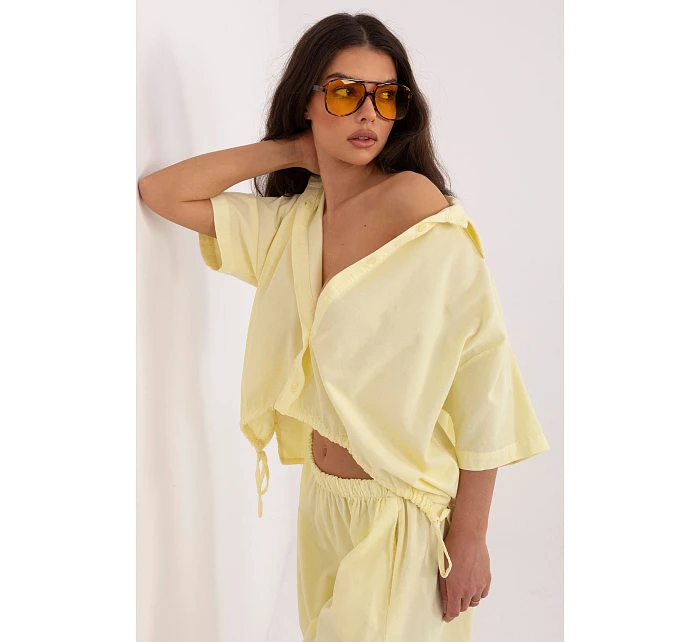 Košeľa s krátkym rukávom model 226015 Taliansko Moda Košeľa s krátkym rukávom model 226015 Taliansko Moda