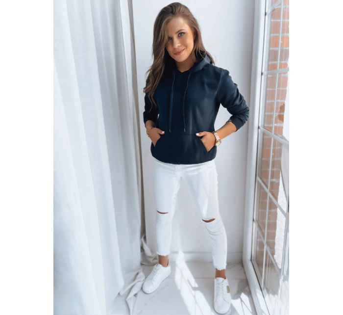 Dámska mikina BASIC navy blue FashionStreet BY0561z