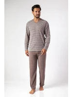 Pánské pyžamo Regina 450 dł/r 2XL-3XL froté Pánské pyžamo Regina 450 dł/r 2XL-3XL froté