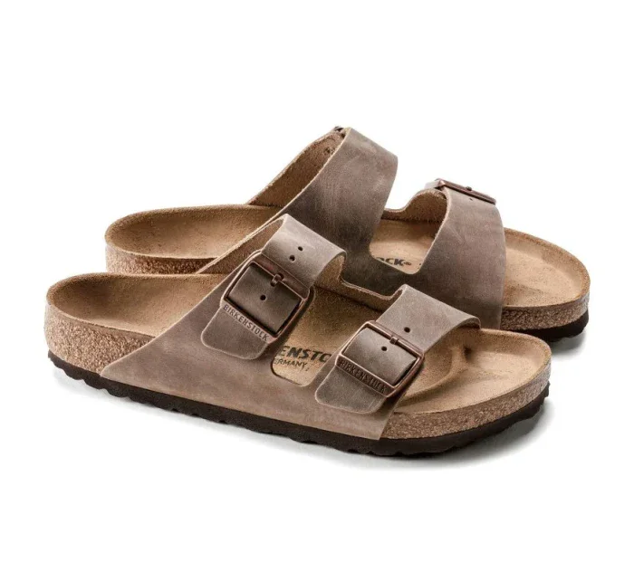 Pánske žabky Birkenstock Arizona Tabacco Brown narrow (0352203)