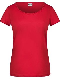 Dámské tričko z bio bavlny 02. red model 22533852 - Daiber