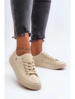 Klasické Dámské Tenisky Big Star model 21654926 Bežové - Big Star Shoes