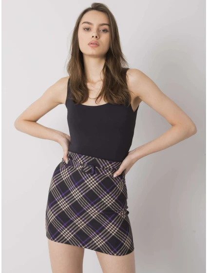 Spódnica DHJ SD model 21798032 czarny - FPrice Spódnica DHJ SD model 21798032 czarny - FPrice