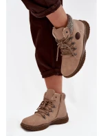 Zenaya dámske zateplené trappery - béžové Zenaya dámske zateplené trappery - béžové