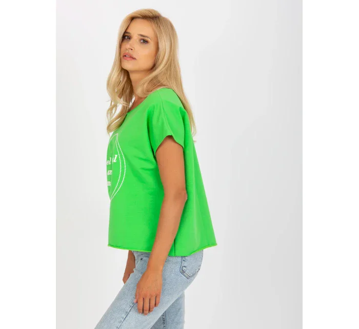 Dámska blúzka FA BZ 7961.86 svetlozelená - The Fancy Dámska blúzka FA BZ 7961.86 svetlozelená - The Fancy
