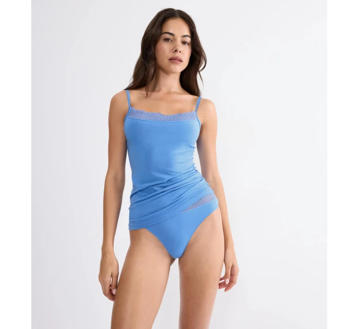 Pocit z modalového špagetového topu - MODRÁ - TRIUMPH MODRÁ - TRIUMPH