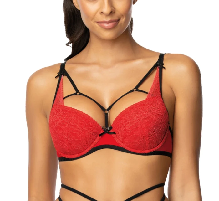 Mat 3636/11 Loren farba: červená a čierna