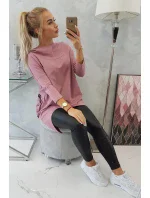 Mikina s potiskem kola tmavě růžová Mikina s potiskem kola tmavě růžová