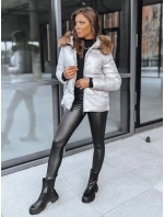 Dámská prošívaná zimní bunda šedá Dstreet model 21971471 - FashionStreet