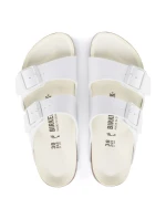 Birkenstock dámske/pánske Birkenstock Arizona Birko-Flor Regular široké chodidlá na leto biele (1019061)
