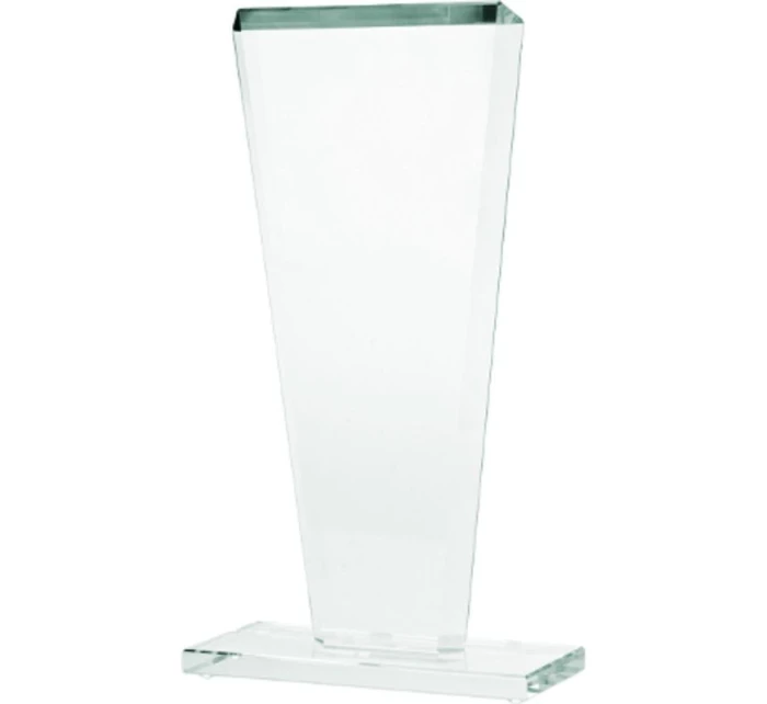 Sklenená trofej s matným podstavcom