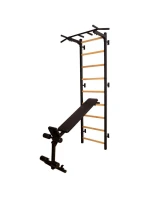 GYMNASTICKÝ REBRÍK S HRAZDOU NA CVIČENIE, ZÁBRADLÍM A LAVIČKOU 723B