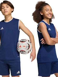 Adidas Entrada 26 detské tričko bez rukávov námornícka modrá KB3936