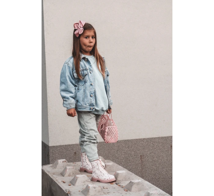 Ocieplane Botki Dziecięce Na Suwak Różowe Dolida Ocieplane Botki Dziecięce Na Suwak Różowe Dolida