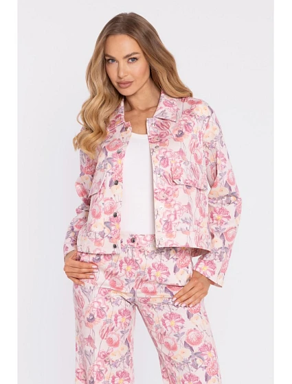 model 22040645 Bunda s knoflíky a klopami model 2 - Moe model 22040645 Bunda s knoflíky a klopami model 2 - Moe