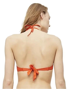 Vrchný diel plaviek KW0KW00552-659 oranžová - Calvin Klein