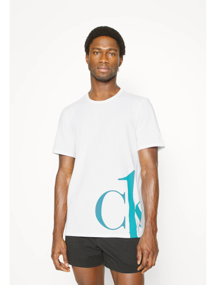 Pánske tričko NM1904E - 1W8 - biela - Calvin Klein