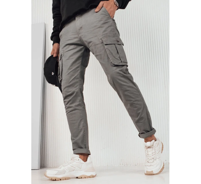 Pánské bojové kalhoty šedé Dstreet model 21974696 - FashionStreet
