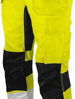 ProJob 6570 Waistpants Stretch (62-64) Elastické bezpečnostné nohavice 64.570X žlté/čierne