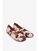 Zdobené dámské baleríny s páskem v model 21710835 - Boto