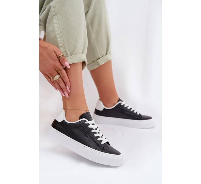 Dámské tenisky z eko kůže Big Star model 22009885 HIPOLY SYSTEM Černé - Big Star Shoes