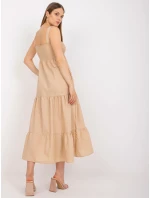 Šaty RO SK béžová model 17293410 - FPrice Šaty RO SK béžová model 17293410 - FPrice