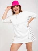 Sukienka RV SK model 21127037 biały - FPrice Sukienka RV SK model 21127037 biały - FPrice