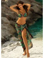 Dámske dvojdielne plavky Tahiti 3 S940TA3-1 čierno-zelené - Self Dámske dvojdielne plavky Tahiti 3 S940TA3-1 čierno-zelené - Self