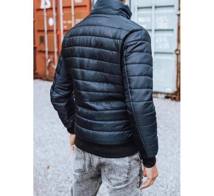 Pánská přechodná bunda prošívaná tmavě modrá Dstreet model 21963667 - FashionStreet
