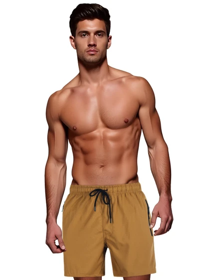 Dstreet pánské velbloudí šortky model 21989768 - FashionStreet