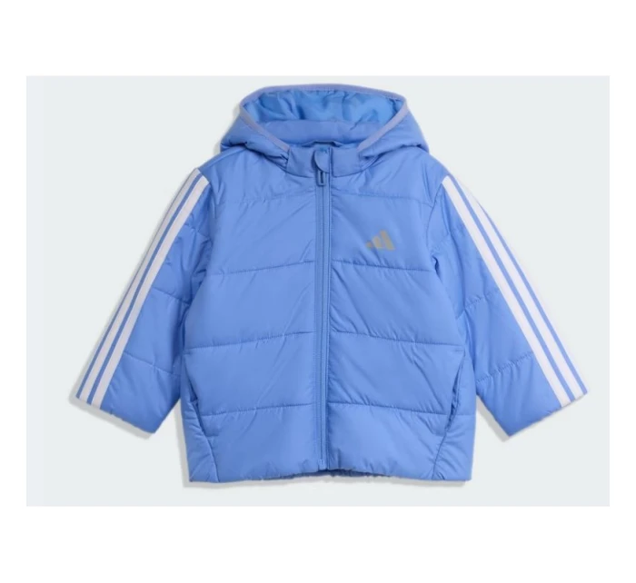 Bunda adidas Essentials s 3 prúžkami Jr JL7464 Bunda adidas Essentials s 3 prúžkami Jr JL7464