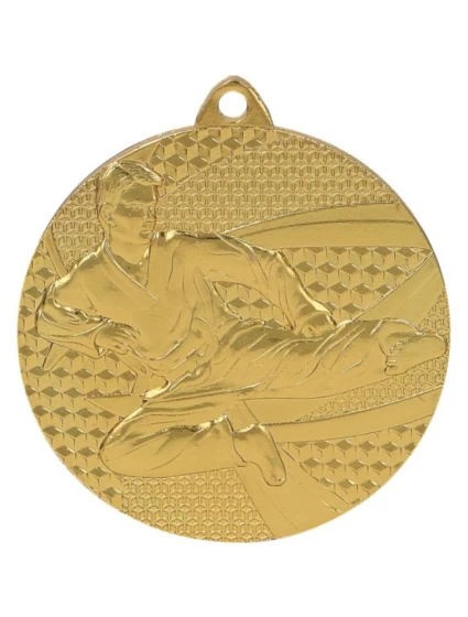 Zlatá medaila karate - oceľová medaila