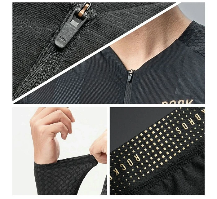 Cyklistický dres s dlouhým rukávem Diamond velikost  černý model 22114133 - Rockbros