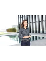 JN 641 Popelínová business halenka s dlouhým rukávem model 22487486 navy - Daiber JN 641 Popelínová business halenka s dlouhým rukávem model 22487486 navy - Daiber