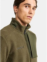 Craft Corporate ADV Pile Fleece Jacket M Pánska fleecová bunda Sherpa 81.2220 ecru/čierna