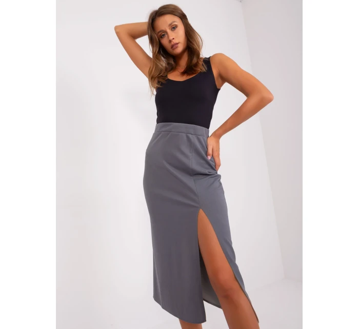 Sukňa LK SD 509445.72P tmavo šedá Sukňa LK SD 509445.72P tmavo šedá