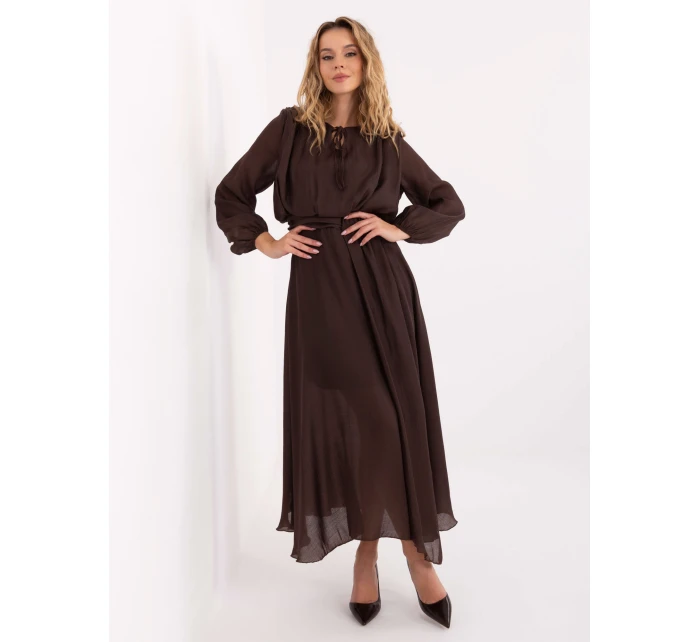 Šaty MI SK 27580.02 tmavohnedé