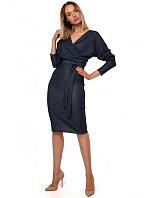 Pletené šaty s potlačou M524 model 3 - Moe